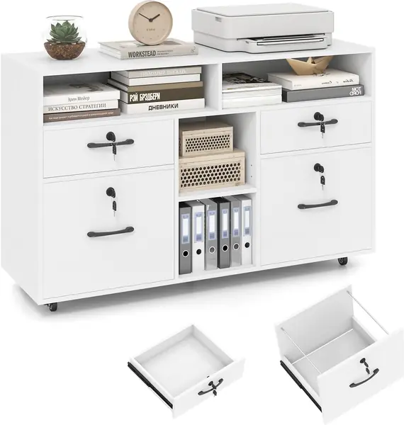 Aktenschrank mit Rollen