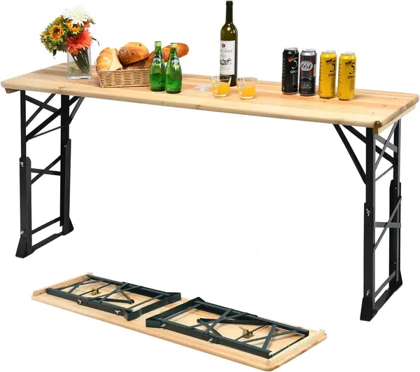 Biertisch höhenverstellbar (75 cm-105 cm)