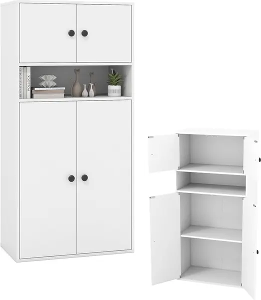 Bücherregal mit 3 Ebenen – für Arbeitszimmer, Wohnzimmer