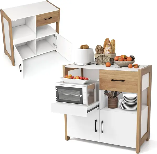 Buffetschrank mit Schieberegal