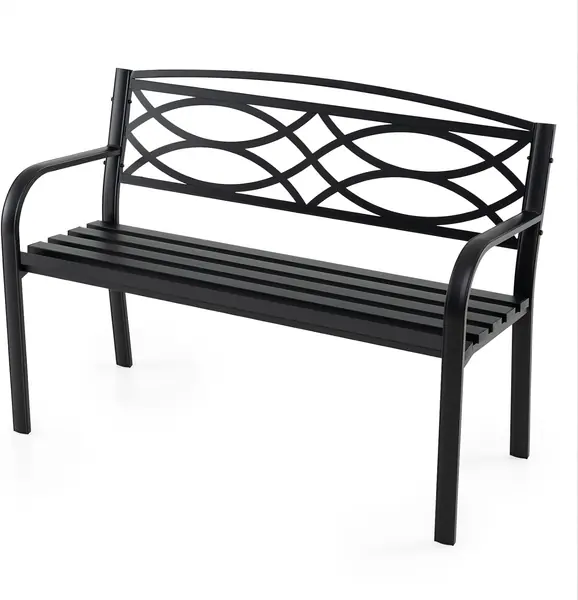 Gartenbank aus Metall