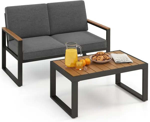 Gartenmöbel-Set 2-teilig für 2 Personen