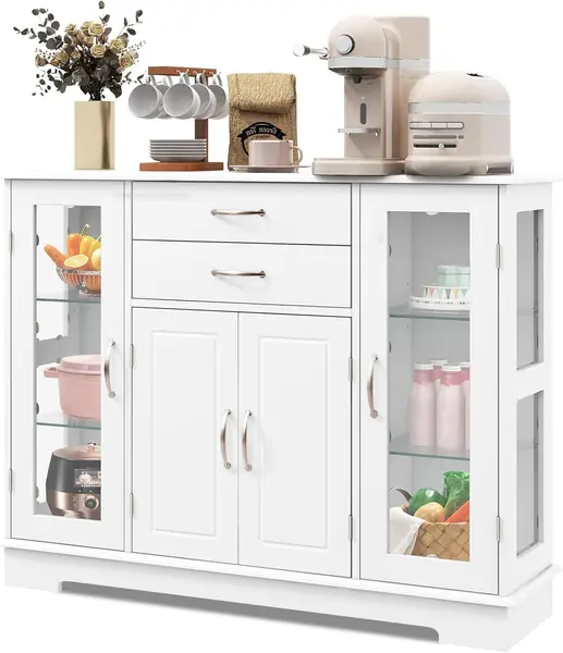 Kommode Buffetschrank Weiß