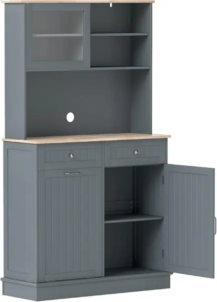 Küchenschrank mit Abfalleimerhalter