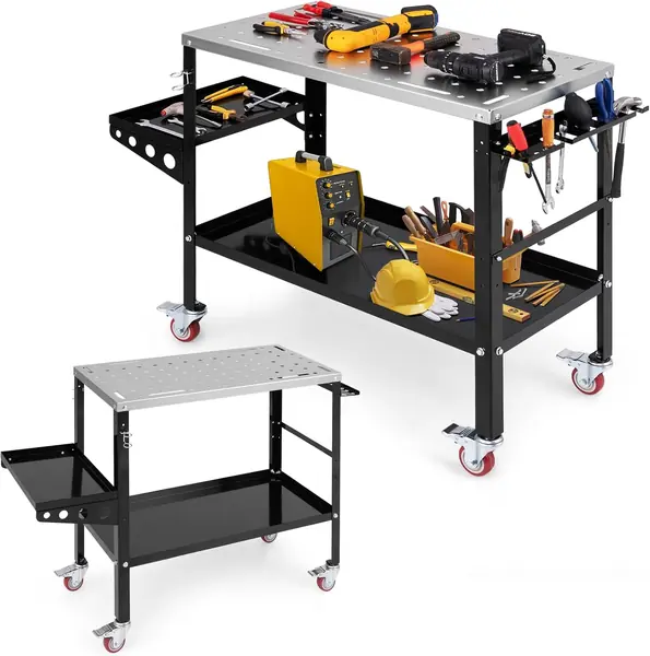 Mobiler Schweißtisch 92 x 46 cm, Schweißwerkbank…