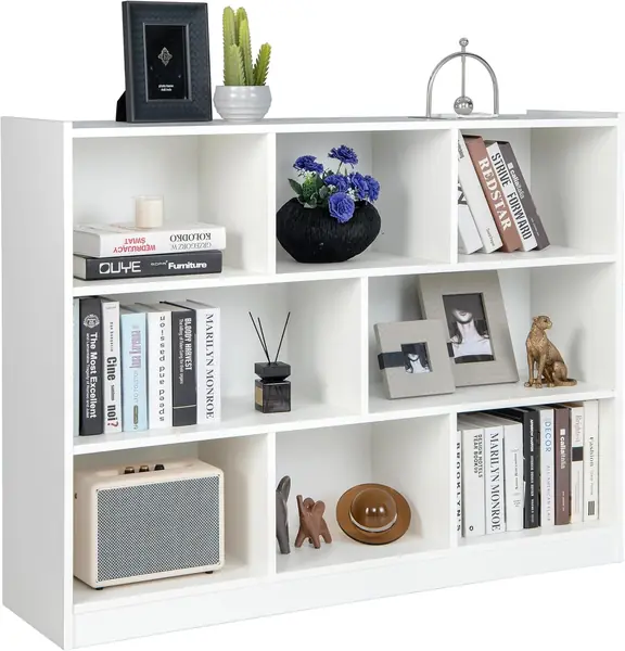 offenes Bücherschrank