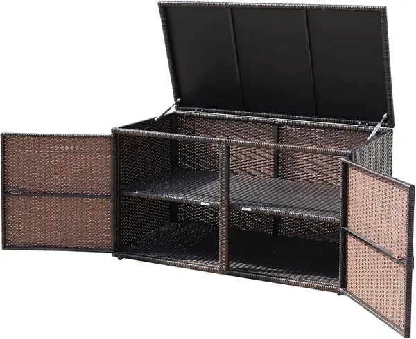 Rattan Auflagenbox