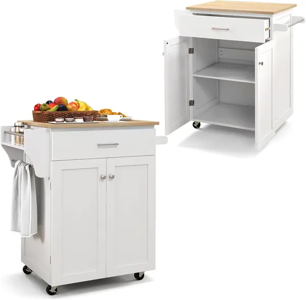 Servierwagen mit Rollen