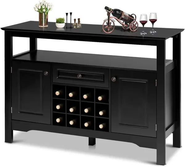 Sideboard Küchenschrank mit Weinflaschen